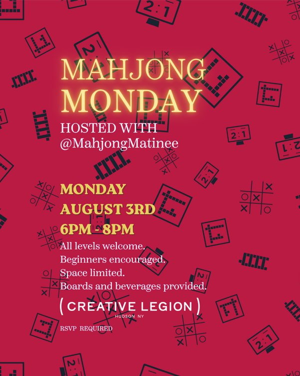 Mahjong Monday August 3rd