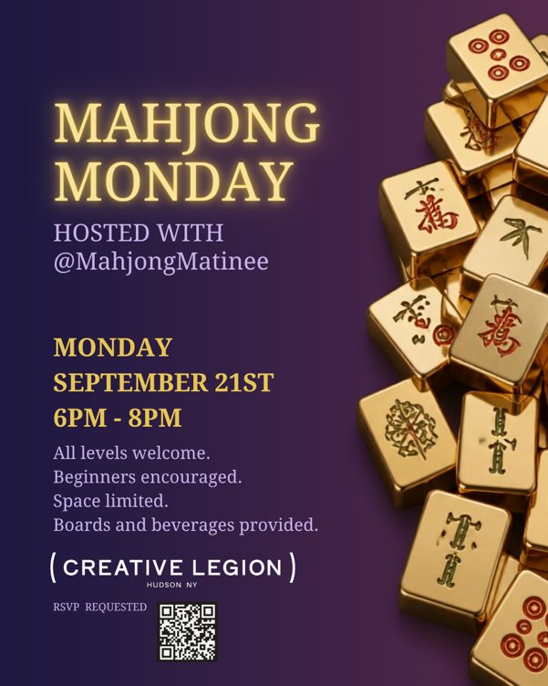 Mahjong Monday at (Creative Legion)