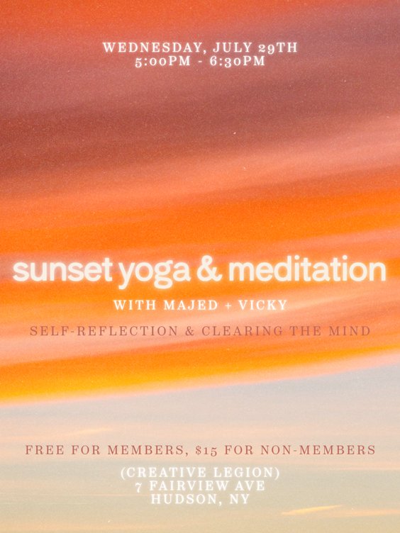 Sunset Yoga & Meditation at (Creative Legion)