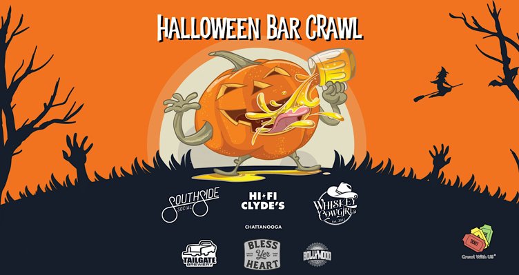 Chattanooga Halloween Bar Crawl 2026