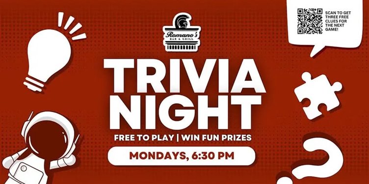 Glen Burnie Trivia Night | Romano's Bar & Grill